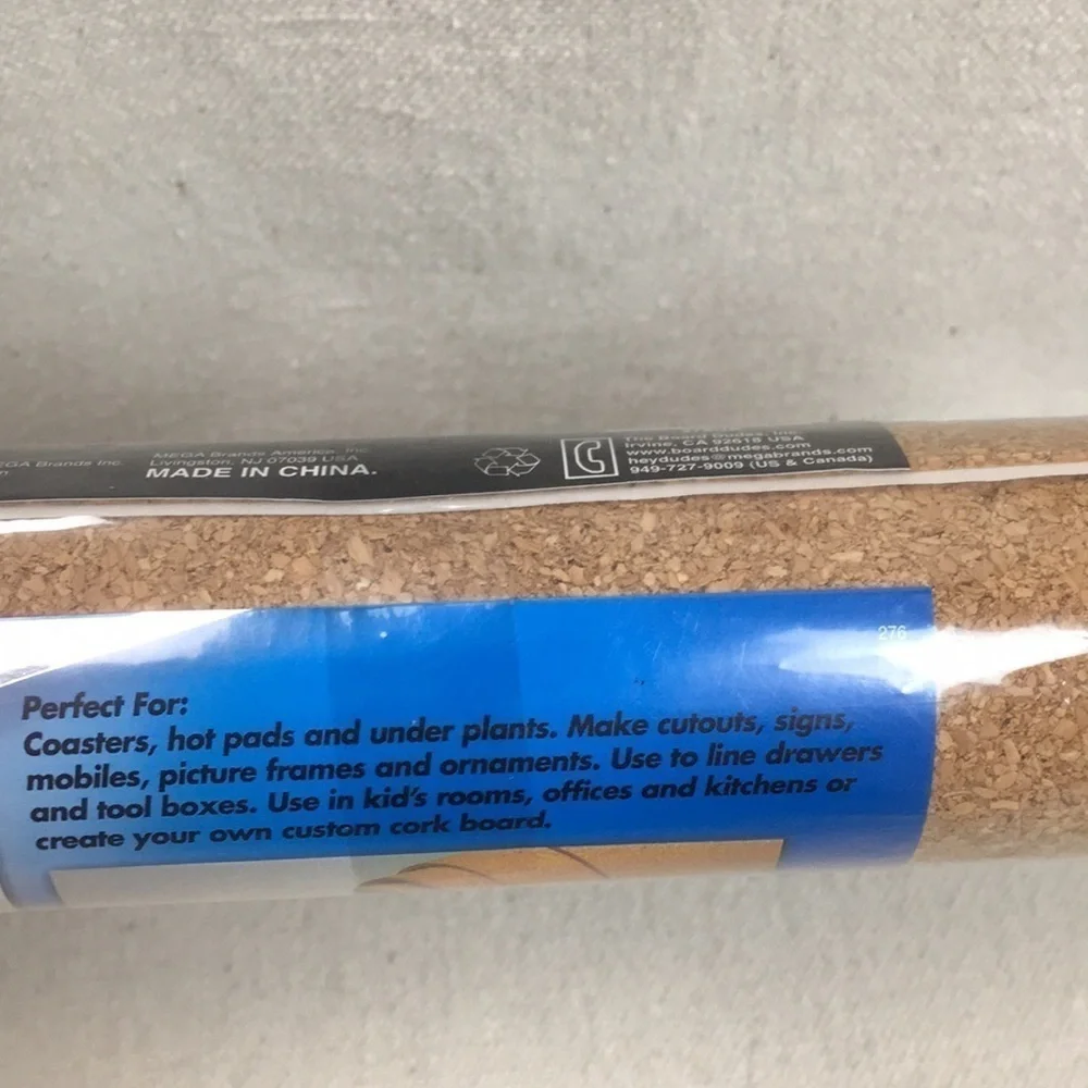 The board dudes fine grained Cork roll 1’x2’ roll